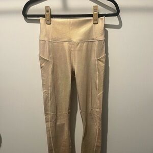 Fabletics Shimmering Gold Leggings